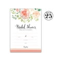 thumbnail image 3 of FLORAL BRIDAL SHOWER INVITATIONS — Pack of 25 — Garden Bridal Shower Blank Fill-in INVITES, Champagne Coral Design Invites, Flowers, Chic, Unique, Garden Bridal Shower Invitations I612-INV1, 3 of 4