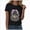 Halloween Shirt-7-Black, variant on Women Multicolor Halloween Graphic Print Short Sleeve Crew Neck T-Shirt, Soft Loose Basic Casual Blouse Tops for Daily Autumn Wear and Holiday Party Dressing XXXL Blue
