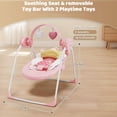 thumbnail image 4 of Columpio para bebé Monniebaby portátil con música, 9 kg, rosa, 4 of 8
