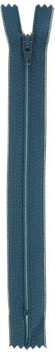 F72 18-279 Coats All-Purpose Plastic Zipper 18"-Dark Teal 