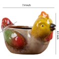 thumbnail image 2 of HAHDAXIA Cute Animal Ceramic Flower Pot Succulent Planter-Chicken, 2 of 3