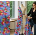 thumbnail image 5 of Soimoi Cotton Poplin Fabric Leaves,Laceleaf & Lupine Floral Print Fabric by The Yard 56 Inch Wide, 5 of 7