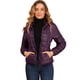 thumbnail image 1 of Chaqueta Liviana Corta Gruesa Plegable Con Capucha Para Mujer Púrpura S, 1 of 6