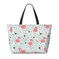 thumbnail image 2 of Disketp Cute Flamingo Bolsa de Playa de Gran Capacidad, Bolso Impermeable y a Prueba de Arena para Mujer, Ideal para Playa, Piscina y Natación, 2 of 7
