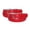 Red, variant on CTM  Leather Dress Belt 2-Pack 1 1/8 Inch Silver Buckle (Women)
