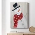 thumbnail image 6 of Festive Snowman I Premium Gallery Wrapped Canvas - Ready to Hang, 6 of 9