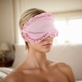 thumbnail image 2 of 1 Pc Sleep Mask Soft Eye Shade Cover for Light for Travel for Rest Pink, 2 of 6