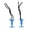 Sky Blue, variant on Necvior Surfboard Rope Plug, 2Pcs Nylons Surfboard Leash Rope Plug with Detachable Slots