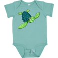 thumbnail image 3 of Inktastic Sea Turtle with Swirls Boys or Girls Baby Bodysuit, 3 of 5