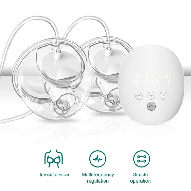 Suzicca Wearable Double Electric Breast Pump Silent Invisible Hands Free Breast Pump 3 Modes 16