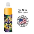 thumbnail image 4 of Fleur de lis Mardi Gras Hugger for Ultra Slim Cans, 4 of 5