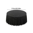 thumbnail image 3 of EGNMCR Home Decor, Room Decor, Wall Decor Round Tablecloth Glitter Wedding Glitter For Wedding Parties 47x47 Inches In A Variety Of Colors Nylon tablecloth, 3 of 6