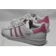 thumbnail image 5 of Ad-id-as Superstar casual Shoes White Pink Grey kid's size 7 see description, 5 of 6