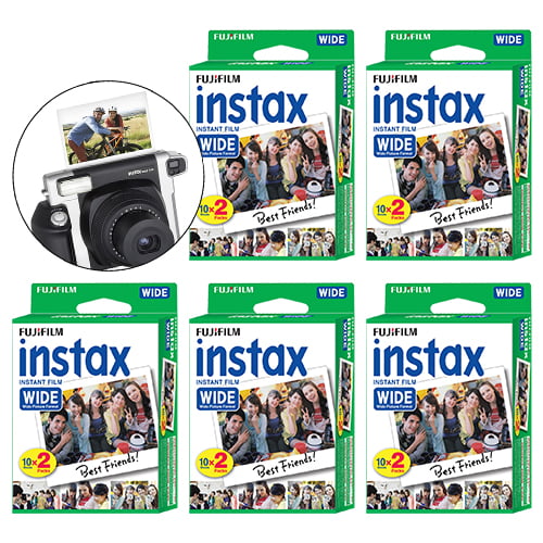 Fujifilm INSTAX WIDE Fuji Instant 100 Sheets for Wide 300 Instant Cameras Walmart.com