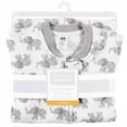 thumbnail image 2 of Hudson Baby Unisex Baby Premium Quilted Long Sleeve Sleeping Bag and Wearable Blanket, Gray Elephant, 12-18 Months, 2 of 2