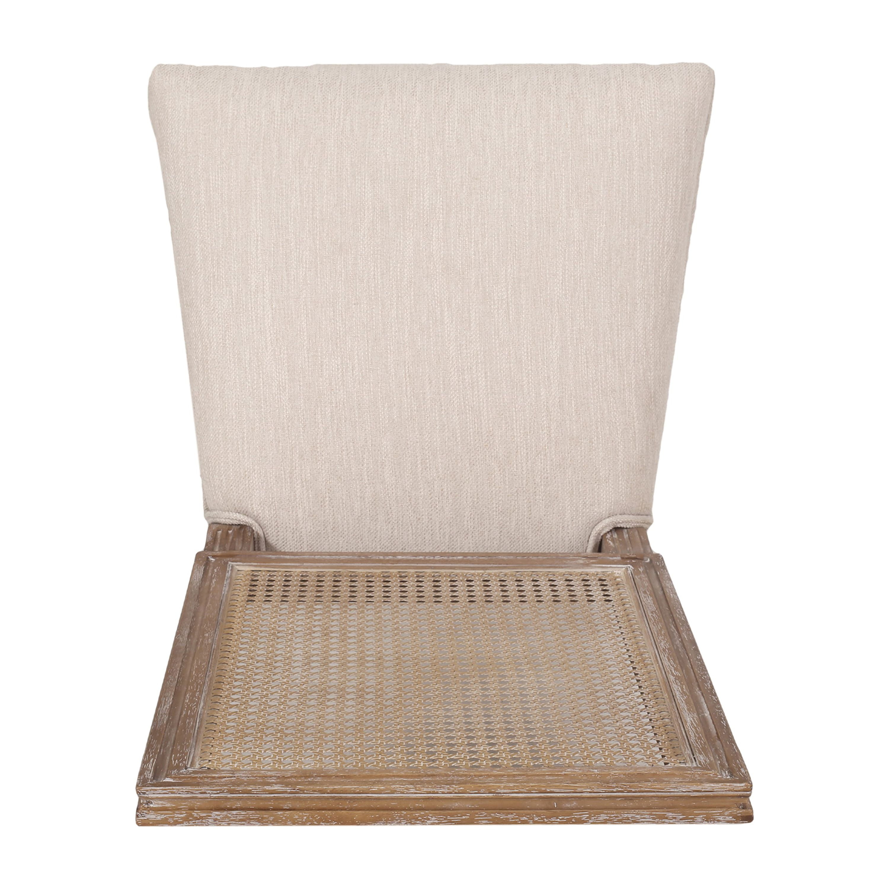 Noble House Beckstrom Indoor French Wood Dining Chair, Set of 2, Beige, Natural