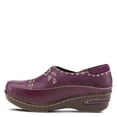 thumbnail image 3 of Spring Step L'artiste Burbank Leather Clogs for Women | Designer Hand-Painted Slip-On Shoes | Ladies Casual Platform Clog, 3 of 9