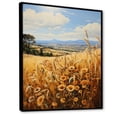thumbnail image 2 of Designart "Spain Golden landscapes Mediterranean III" Farmhouse Floater Framed Canvas Print, 2 of 7