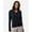 Navy, variant on Devon & Jones DG445W Women's New Classics V-Neck Sweater-Black-2XL