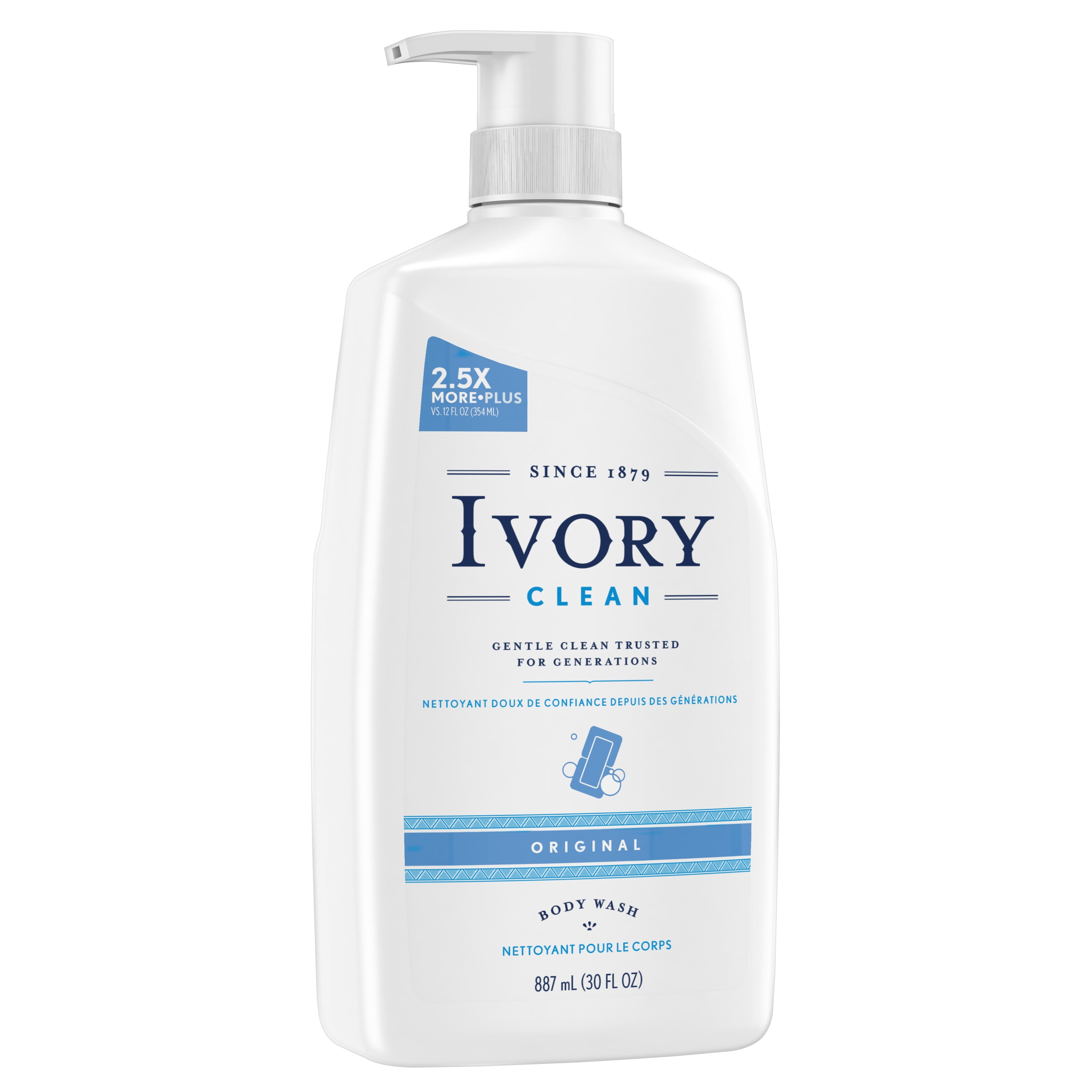 Ivory Clean Original Body Wash 30 oz