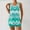 #245-Green, variant on Haivin Women's Printed Tankini Swimsuit Set with Adjustable Straps for Beach, Swimming and Vacation