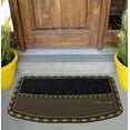 thumbnail image 6 of Ottomanson Easy Clean, Waterproof, Low Profile, Non-Slip Pearl Indoor/Outdoor Rubber Doormat, 18" x 28", Gold, 6 of 7