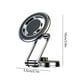 thumbnail image 3 of Soporte de teléfono para coche con cargador inalámbrico, plegable y extensible, con marco de metal, portátil, para dormitorio, carga rápida, rotación de 360 grados, base antideslizante, para, 3 of 8