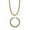 24 inch, variant on Men's 2 Piece Curb-Link Gold Ion-Plated Stainless Steel 9" Bracelet and 20" 24" or 30" Length Chain Set (8mm)