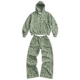 thumbnail image 4 of Solthread Mens Tracksuit 2 Piece Leopard Print Cheetah Print Hoodie and Wide Leg Pants Casual Outfit Sets, 4 of 6