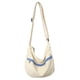thumbnail image 1 of Bolso Bandolera Lona para Mujer Bolso Mensajero Sencillo para Viajes Y (blanco), 1 of 9