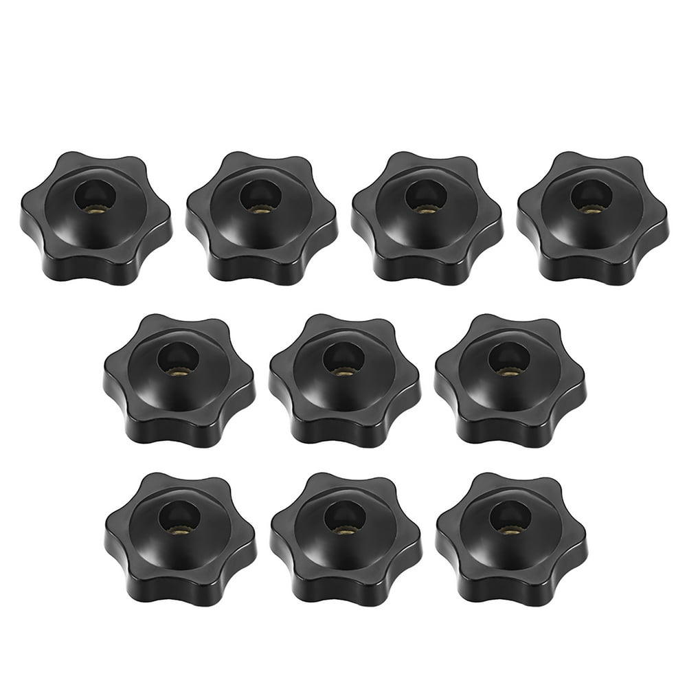 Clamping Handle Screw Knobs Handle M6 Threaded StarShape 10pcs
