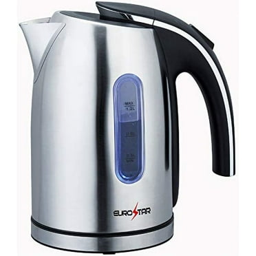 EUROSTAR EKS12SS Electric Kettle 1.2L, Silver