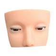 thumbnail image 4 of Eyelash Mannequin Head Práctica de maquillaje Modelo de extensión de las pestañas de silicona suave portátil para artistas principiantes Enseñanza Pestañas rectas, 4 of 8