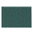 thumbnail image 1 of Teal Cutting Board, Whimsical Modern Style Berry Christmas Pattern Hand Drawn Rustic Traditional, Decorative Tempered Glass Cutting and Serving Board, in 3 Sizes, by Ambesonne, 1 of 2
