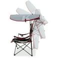thumbnail image 2 of Kelsyus Original Foldable Canopy Chair for Camping, Tailgates, and Outdoor Events, Grey/Red, 2 of 6