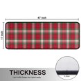 thumbnail image 5 of Kitchen Rugs Sets Of 2,Red and Green Christmas Plaid Pattern Anti Fatigue Kitchen Mat Rugs Non Slip Washable,Decorative Kitchen Floor Mats for Kitchen,Sink,Laundry,17"x47"+17"x47", 5 of 5