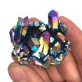 thumbnail image 2 of Natural quartz crystal titanium-coated rainbow stone - 150g, 2 of 6