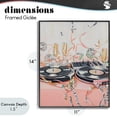 thumbnail image 4 of Stupell Industries Art Deco Retro Turntable & Champagne Party Black Framed Giclee Art, 11 x 14, by The Prints Vibe, 4 of 8