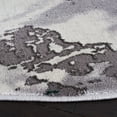 thumbnail image 3 of SAFAVIEH Craft Elouise Abstract Area Rug, 6'7" x 6'7" Round, Grey/Green, 3 of 8