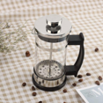 thumbnail image 2 of 2X Coffee Maker Pot,Stainless Steel Glass Coffee Pot French Press Filter Pot Household Tea Maker,Suitable for Making Tea, 2 of 5