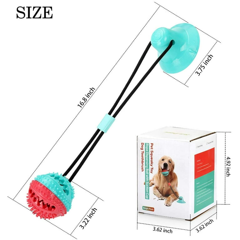 Dog Chew Toys for Aggressive Chewers, Treats Teething Rope Toys for Boredom,  Dog Puzzle Treat Food Dispensing Ball Toys for Puppies Dogs 