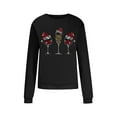 thumbnail image 4 of Besolor Christmas Sweatshirts for Women Printed Crewneck Long Sleeve Graphic Blouse Casual Loose Xmas Pullover Tops, 4 of 4