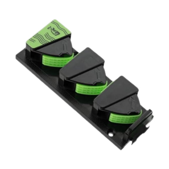 Dualoai Wall Mounted Fishing Rod Rack Durability Multipurpose Fish Rods Display Rack