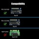 thumbnail image 4 of Adaptador M.2 NVMe A PCIe 4.0 X4, PCIe 4.0/3.0 X4 Compatible con Velocidad 22110/2280/2260/2242/2230, 4 of 5