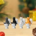 thumbnail image 6 of Almencla 6x4x Cat Figures PVC Model Fairy Garden Accessory Collectibles Gifts 6 Pcs, 6 of 7