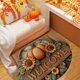 thumbnail image 4 of Alfombras de baño, alfombras para sala de estar, alfombra de área, alfombra de baño de terciopelo con diseño de calabaza de Acción de Gracias, alfombra de piso semicircular para puerta de entrada, alf, 4 of 6