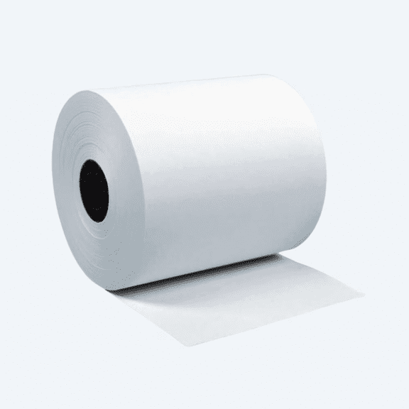 Watson Distributing 3" x 165' White 1-Ply Bond Receipt Paper, 50 Rolls/Case