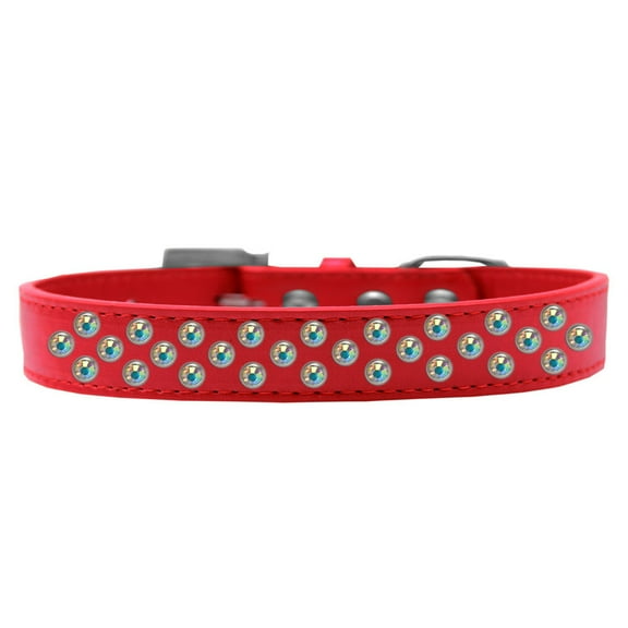 Dog, Puppy Pet Fashion Collar, "Aurora Borealis Crystal Rimsets Sprinkles"