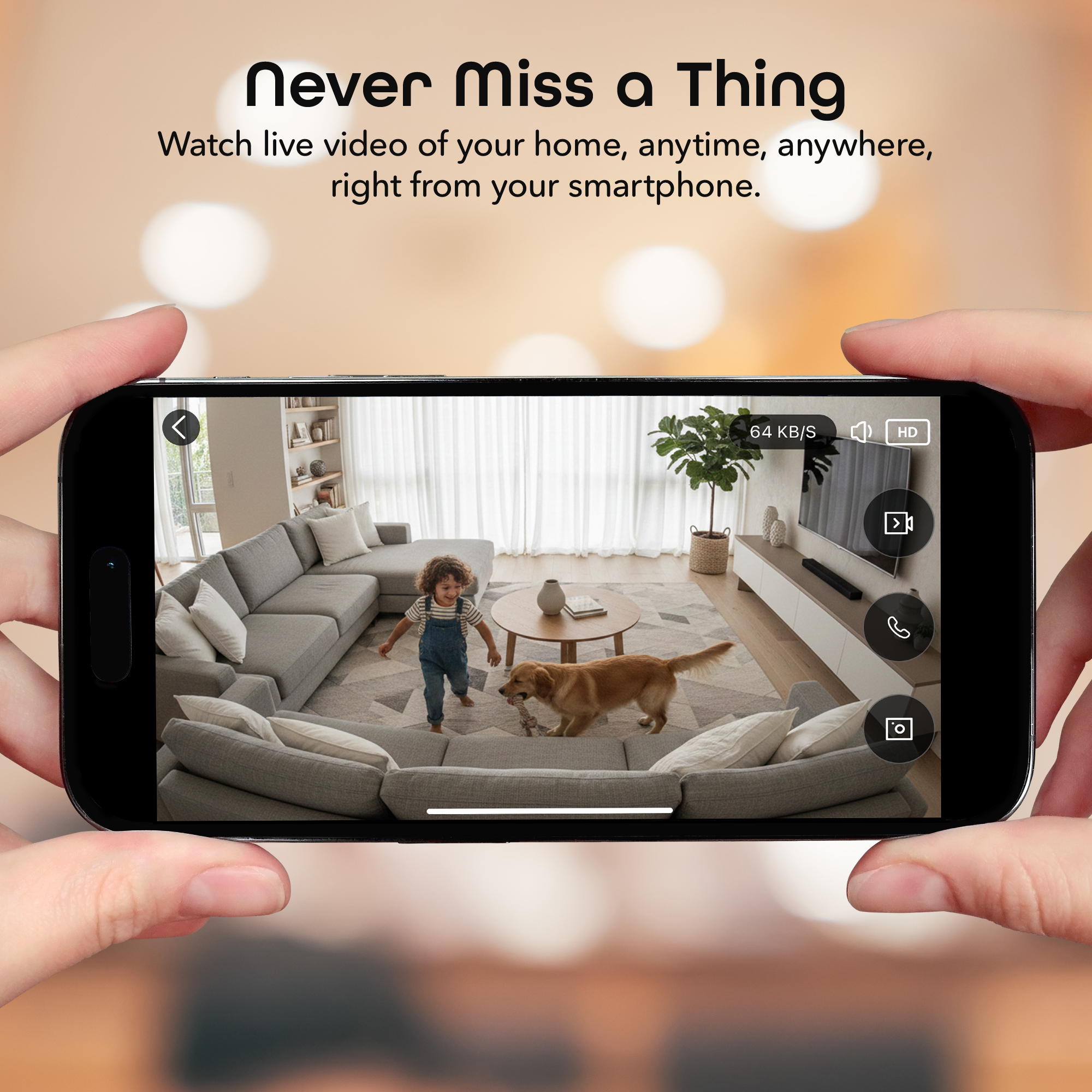 Geeni Look 2K 4MP Dual-Band Wi-Fi Indoor Camera, 2-Pack photo 7