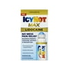 8 Pack IcyHot Lidocaine Plus Menthol No-Mess Pain Relief Applicator 2.5 Ounce ea